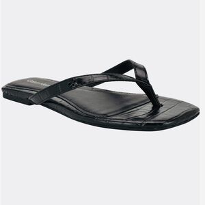 Calvin Klein Black Stelea Flip Flop